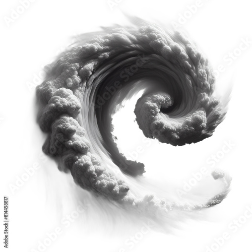 ai-generated item, rare, odd, comma cloud cloud formations with a distinctive comma shaped appearance, typically associated photo