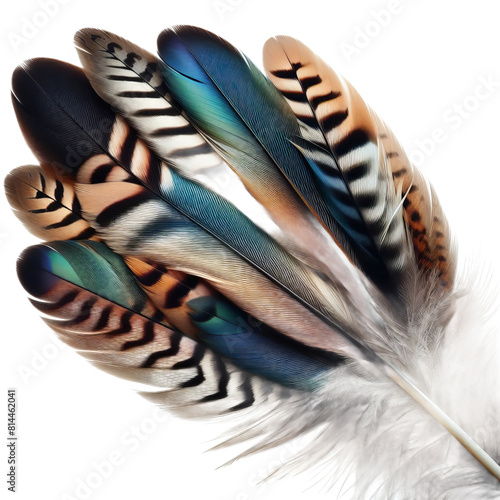 ai-generated item, rare, odd, feather pigmentation the natural coloration or patterning of feathers due to pigments l photo