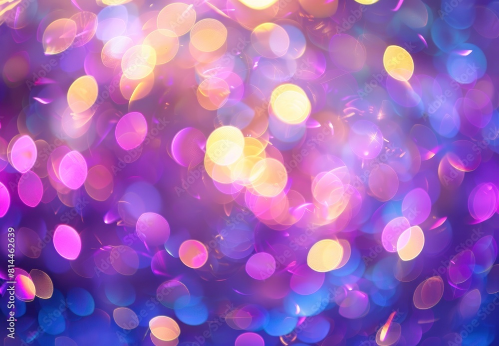 Vibrant Purple and Orange Bokeh Lights Creating a Dreamy Abstract Ambiance - Generative AI Vibrant Purple and Orange Bokeh Lights Creating a Dreamy Abstract Ambiance - Generative AI