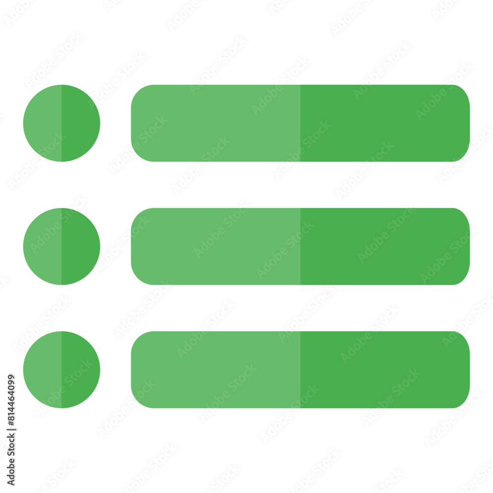 Obraz premium Menu Icon in Flat Style