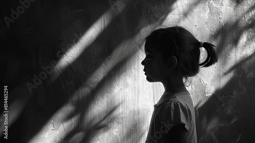 Shadows of raised voices cast a pall over a little girls world photo