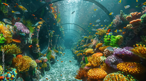 aquarium tunnel  photo