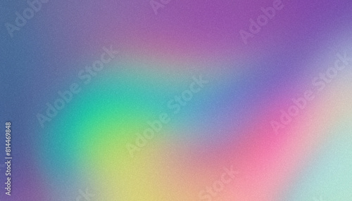 Rainbow Abstract Vibrant Gradient Glowing Wave Light Grainy Noise Texture Background