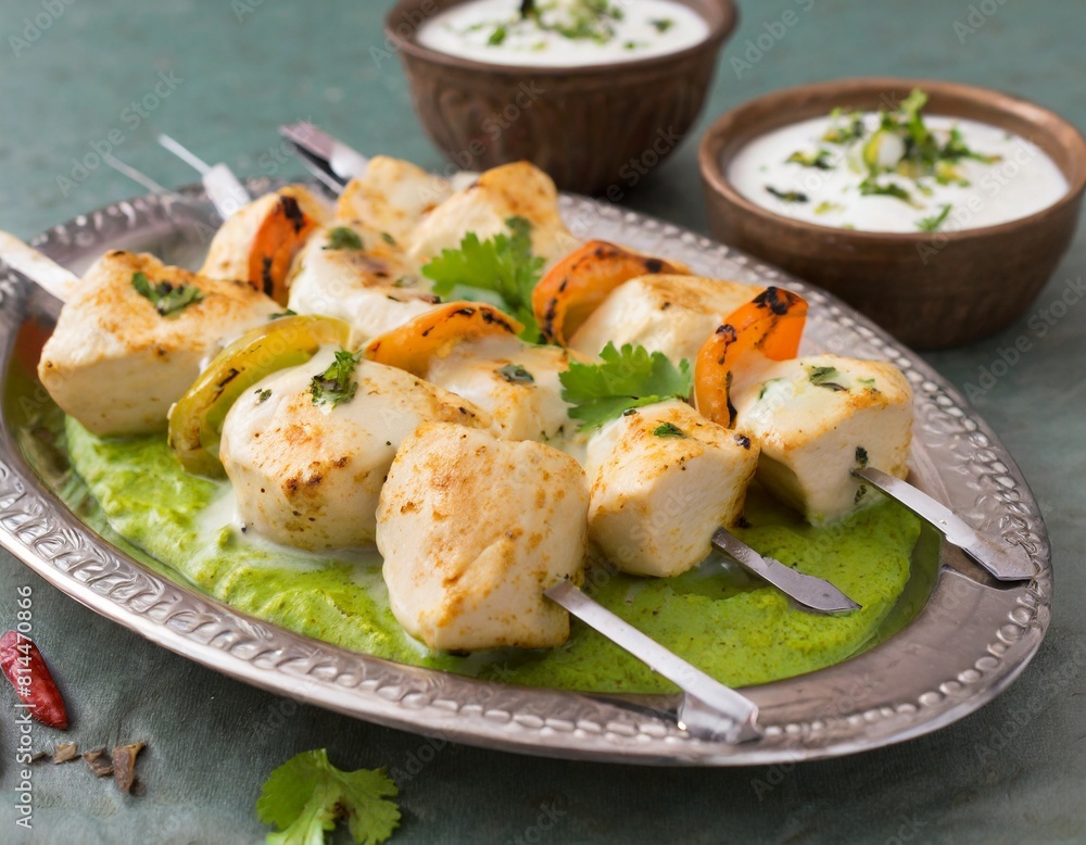 Paneer malai tikka Paneer malai tikka
