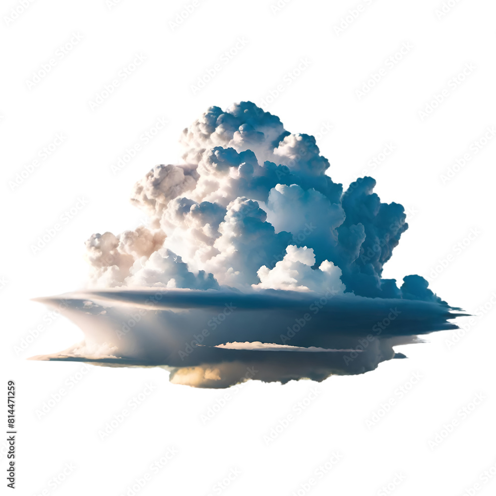 Fototapeta premium Cloud isolated on transparent background