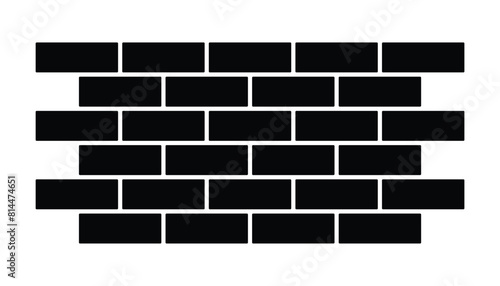 Brick Wall Vector Icon, Brick Wall, Real Estate related Icon, Vector file, bricks vector