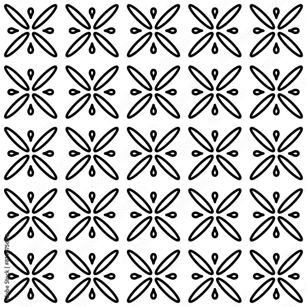 Batik Geometric Seamless Patterns Collection Batik Geometric Seamless Patterns Collection