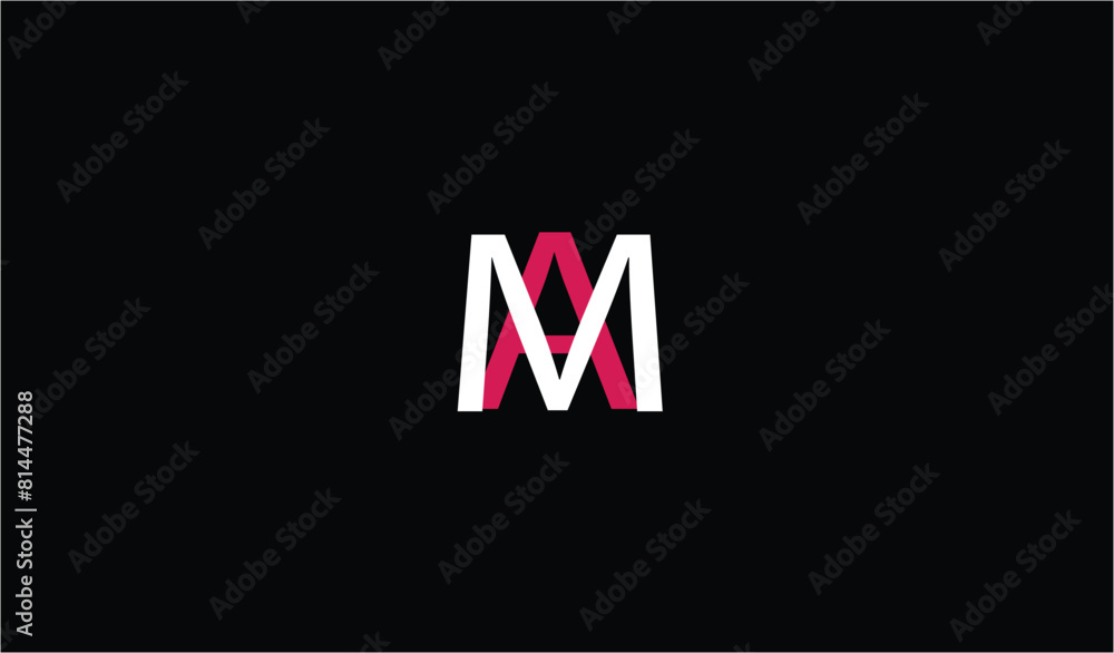 AM, MA, A, M Logo Letter Monogram AM, MA, A, M Logo Letter Monogram