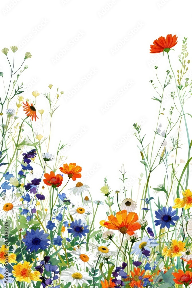 The banner is wildflowers the wildflowers are Daisy coloured. The banner is wildflowers the wildflowers are Daisy coloured.