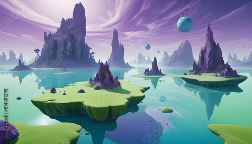 A surreal dreamscape with floating islands and sur upscaled_10