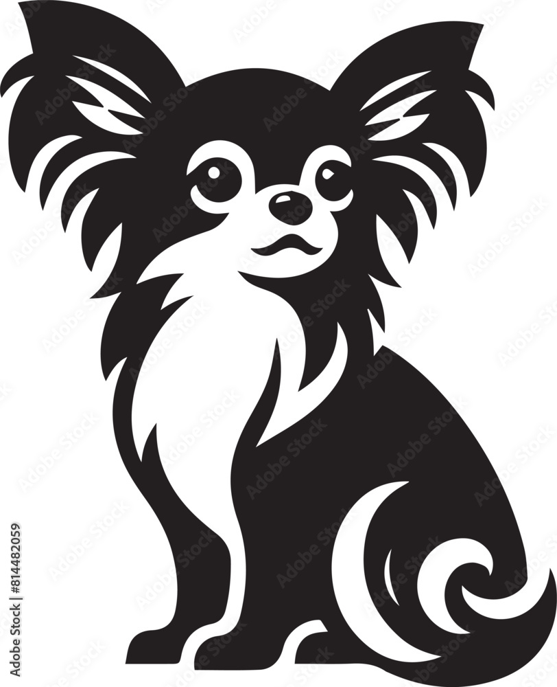 Lying Labrador Retriever silhouette vector Lying Labrador Retriever silhouette vector