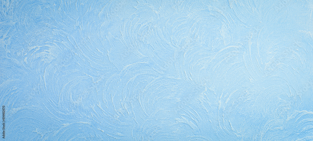 Blue wall background for design. beautiful texture decorative Venetian stucco for backgrounds. Top view. Free space for text. Blue wall background for design. beautiful texture decorative Venetian stucco for backgrounds. Top view. Free space for text.