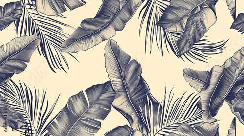 Modern poster with tropical black and gold palm leaves and exotic flower. Tropical cover design abstract palm leaf pattern. Invitation card for a wedding ceremony or holiday sale.