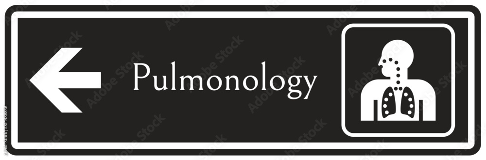 Obraz premium Pulmonology sign