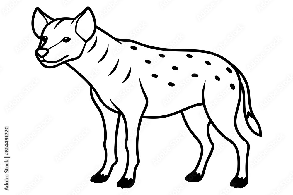 hyena cartoon vector illustration hyena cartoon vector illustration