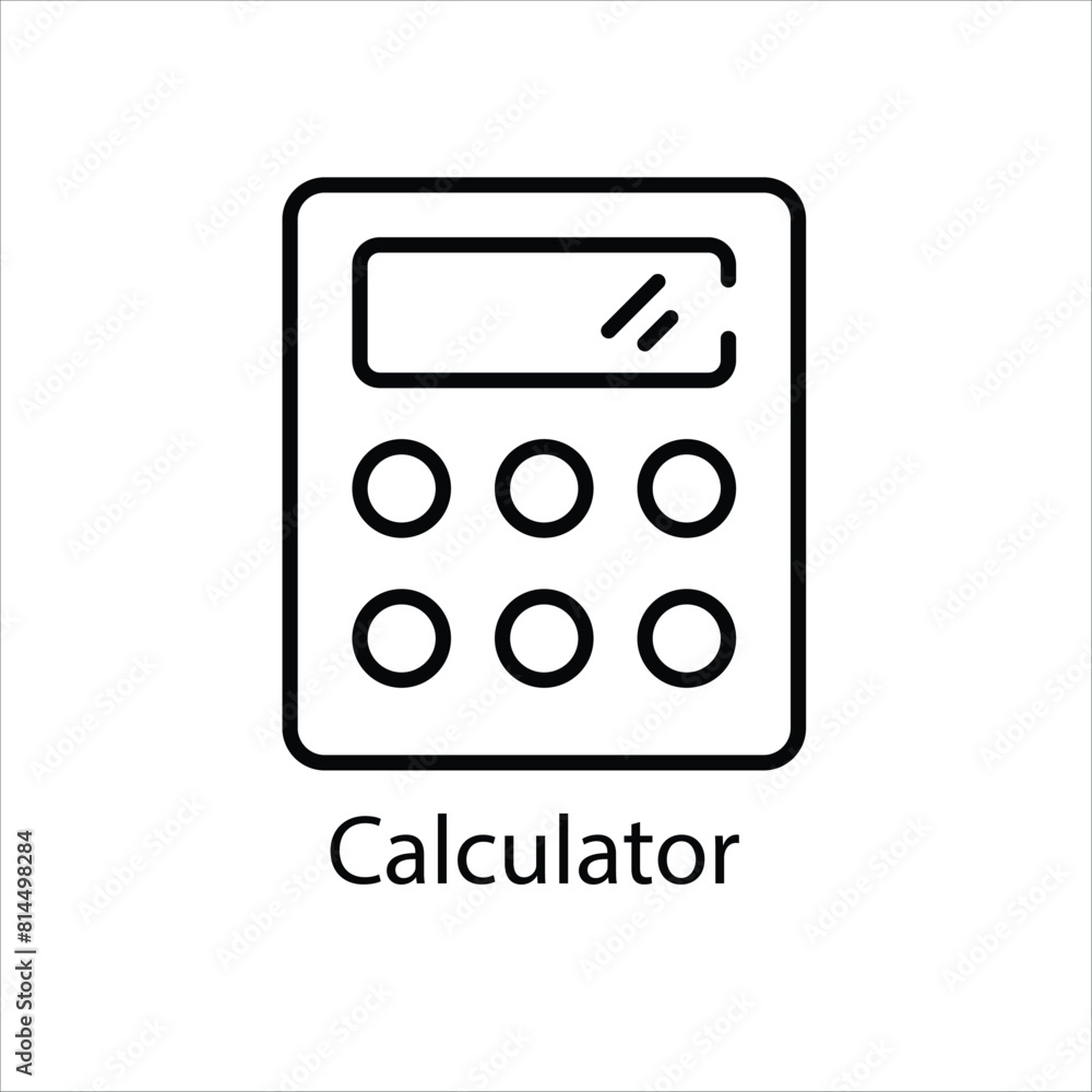 Calculator Vector icon Calculator Vector icon