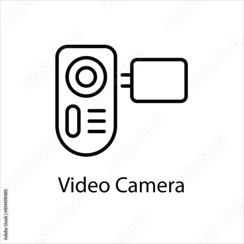 Video Camera Vector icon