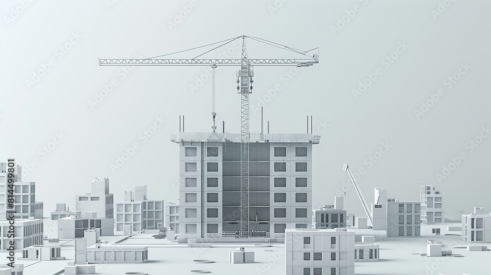Under Construction, Building Repair Work, Worker At Work. Under Construction, Building Repair Work, Worker At Work.