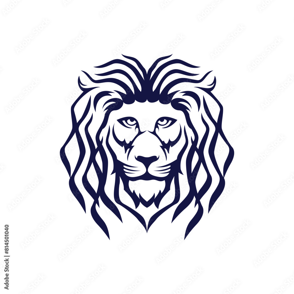 Obraz premium Lion Shield Logo Vector Image