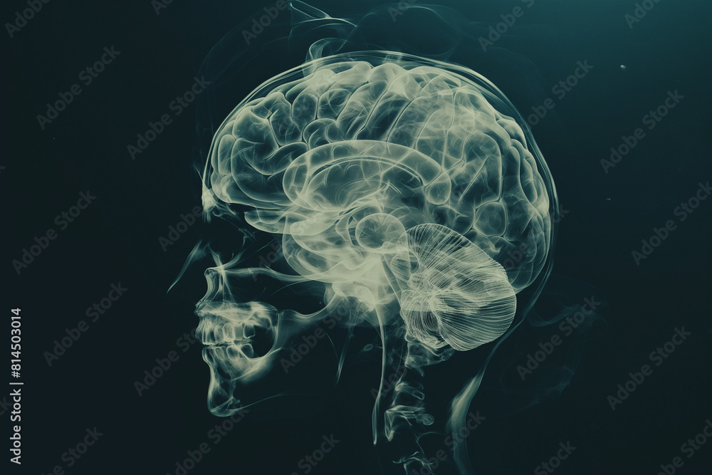 x ray of human brain x ray of human brain