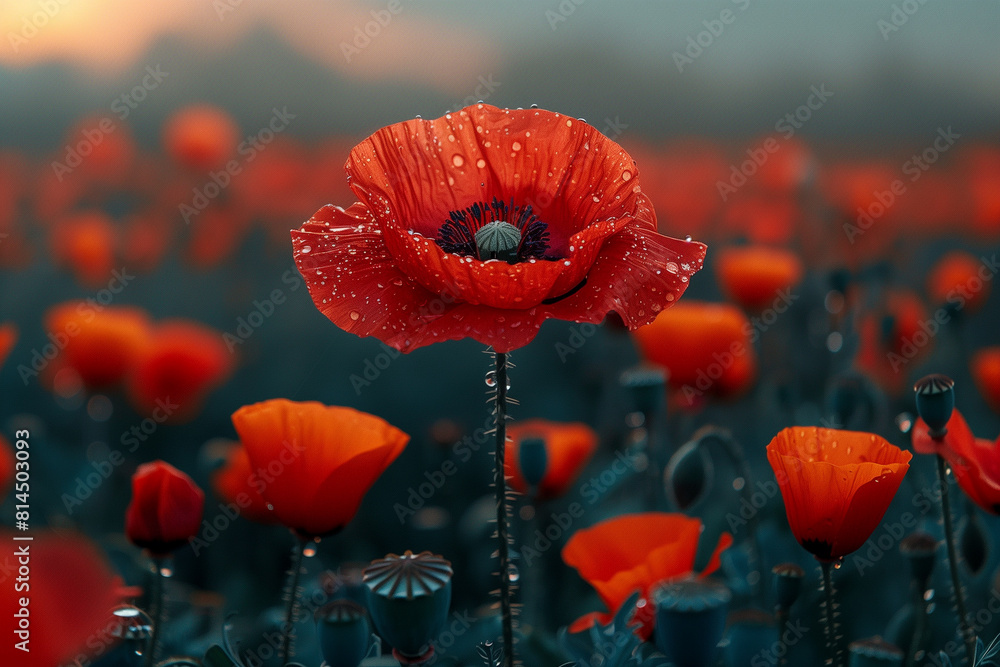 Obraz premium Red Poppy