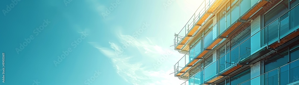 Under Construction, Building Repair Work, Worker At Work. Under Construction, Building Repair Work, Worker At Work.