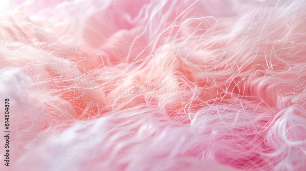 Fototapeta premium Cotton candy-like textures give a soft impression wallpaper