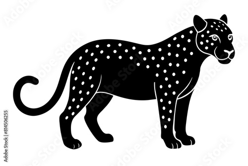 jaguar cartoon vector illustration