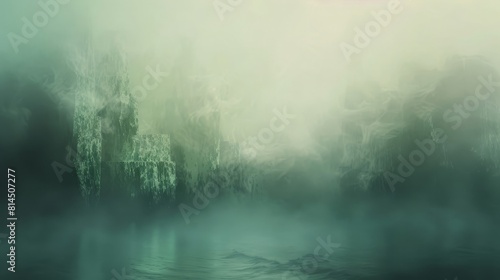 Abstract forms from mist hidden realms hinted wallpaper photo