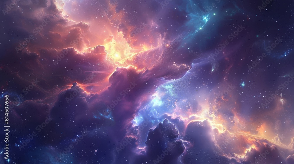 Obraz premium Sense of wonder vastness beauty celestial expanse wallpaper
