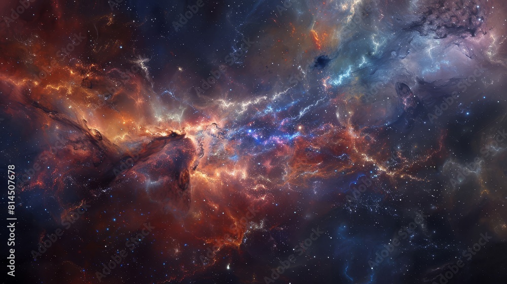 Fototapeta premium Wonder vastness beauty celestial expanse wallpaper