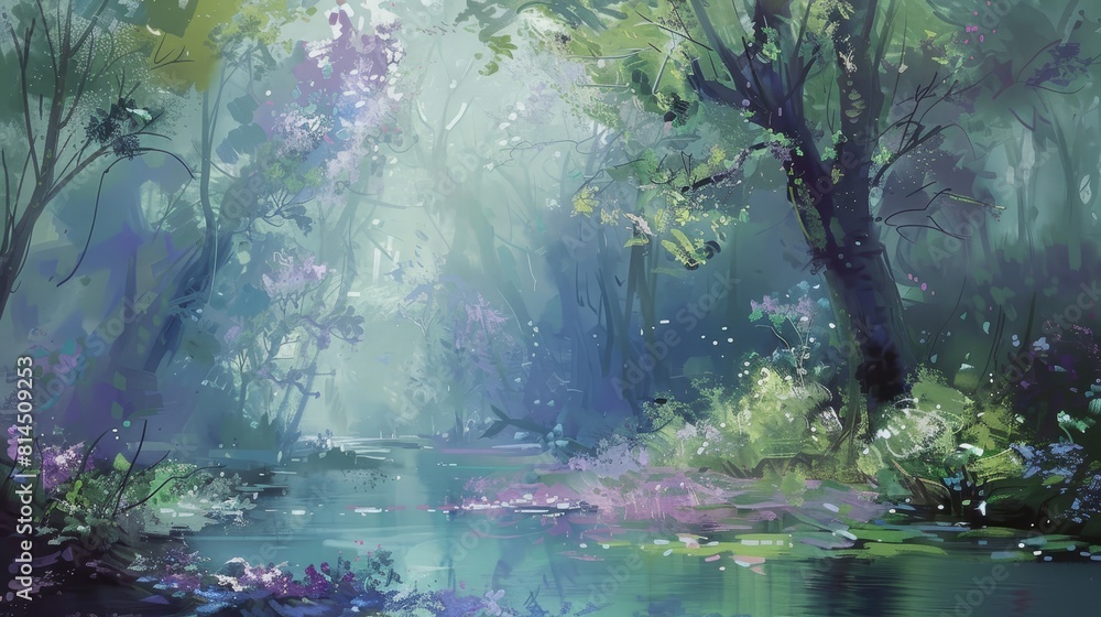 Soothing blues purples greens wallpaper Soothing blues purples greens wallpaper