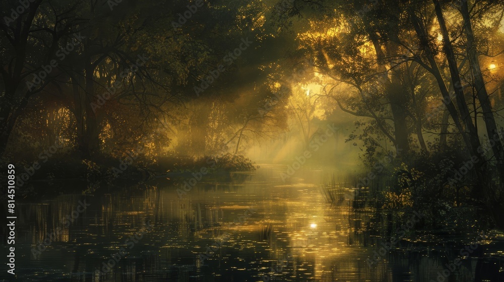 Soft radiance illuminates and warms scene wallpaper Soft radiance illuminates and warms scene wallpaper