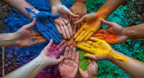 Group of People Holding Hands Together