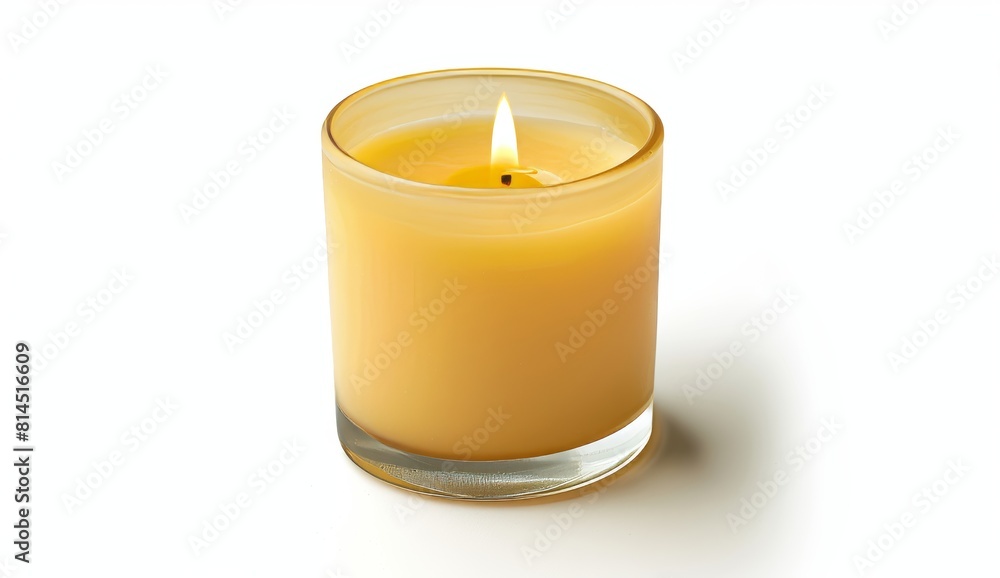 scented candle isolated on a white background scented candle isolated on a white background