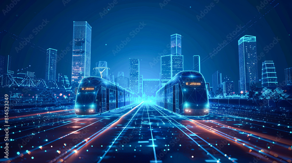 Abstract future city concept. Futuristic cityscape background. 3D Rendering Abstract future city concept. Futuristic cityscape background. 3D Rendering