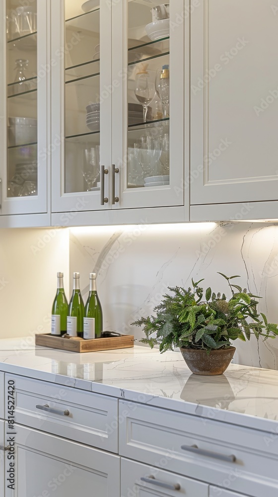 Kitchen Filled With White Cabinets Kitchen Filled With White Cabinets