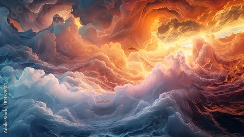 El Nios Vibrant Atmospheric Odyssey A Global Dance of Warm Currents and Cloud Formations photo