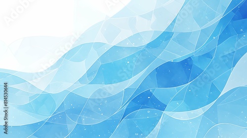 抽象的な波型の背景画像　AI