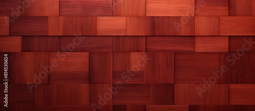 A copy space image featuring a background of red wooden parquet texture