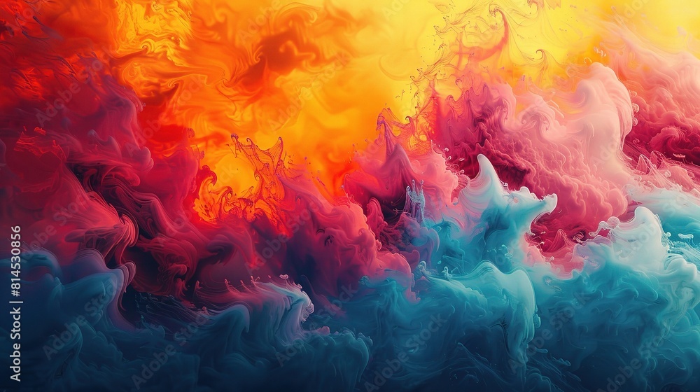 abstract background with flowing, colorful waves in shades of blue and pink, reminiscent of soft fabric or art abstract background with flowing, colorful waves in shades of blue and pink, reminiscent of soft fabric or art
