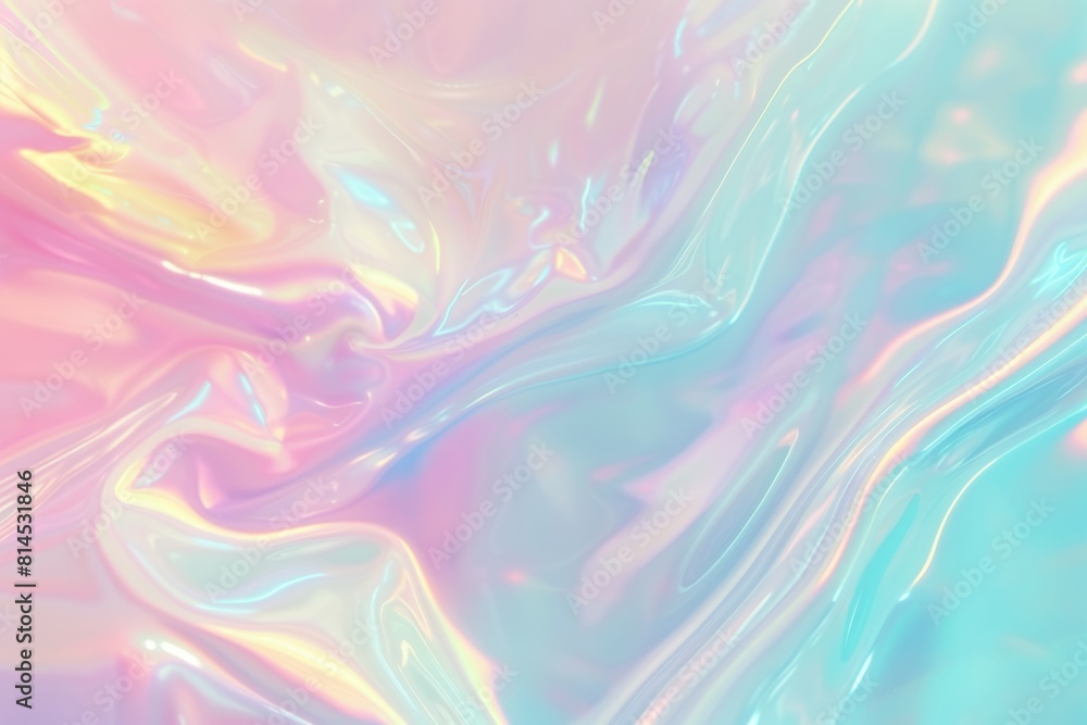Soft pastel background with swirls of light pink, baby blue and yellow, iridescent holographic liquid effect, liquid marble texture Soft pastel background with swirls of light pink, baby blue and yellow, iridescent holographic liquid effect, liquid marble texture