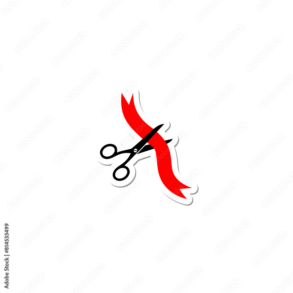 Scissors icon isolated on transparent background Scissors icon isolated on transparent background