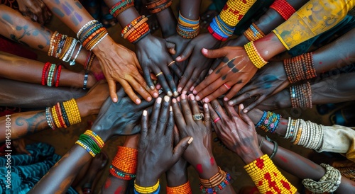 Group of People With Hands Together