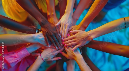 Group of People With Hands Together