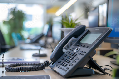 telephone on the table photo