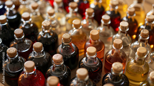 Collection of Artisanal Vinegar Bottles 