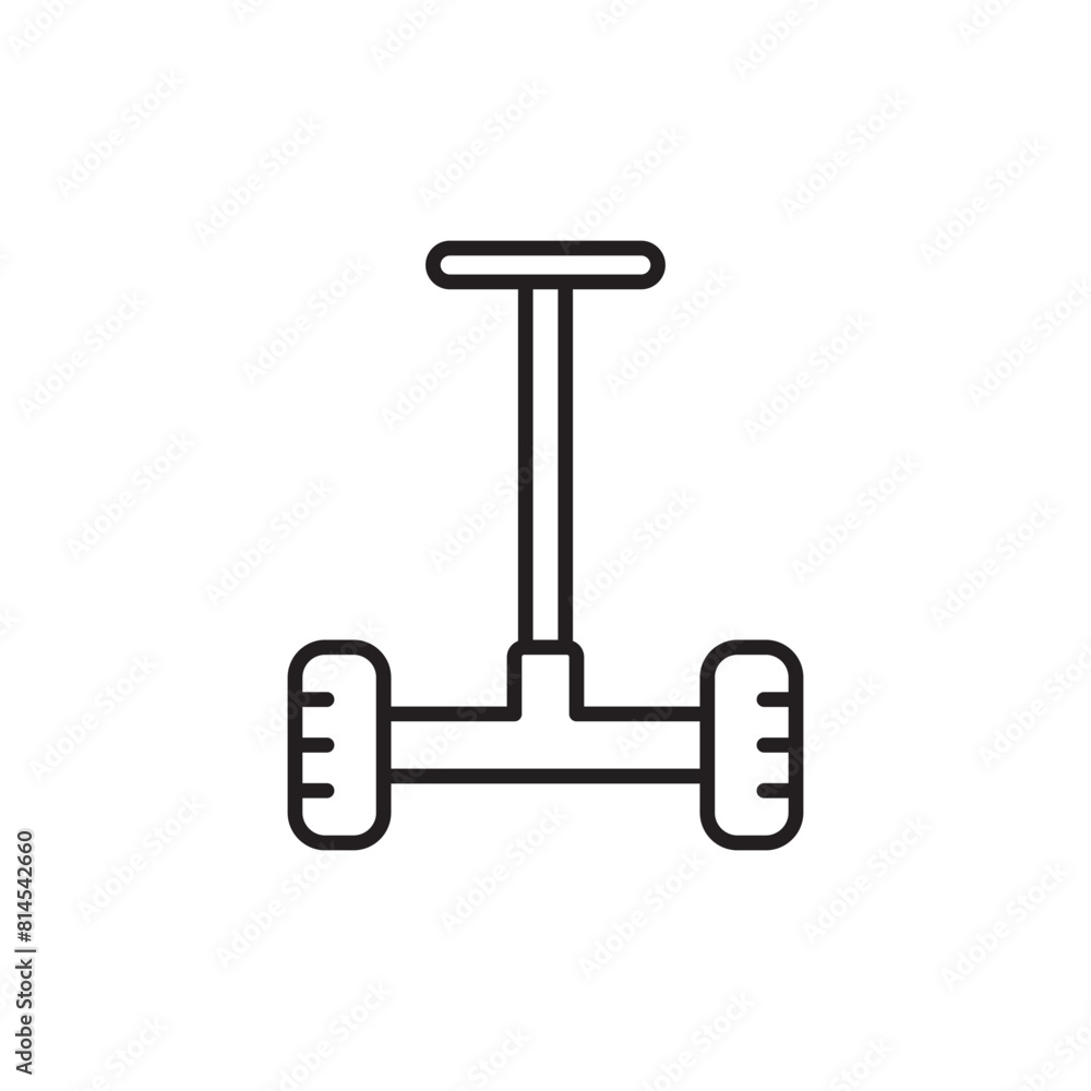 Segway icon design with white background stock illustration Segway icon design with white background stock illustration