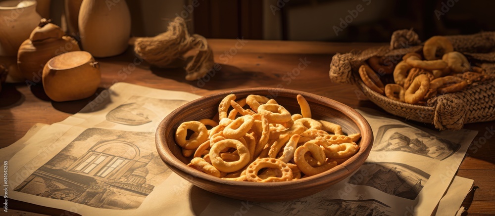 Taralli is a classic snack from Apulia Italy and a representation of ...