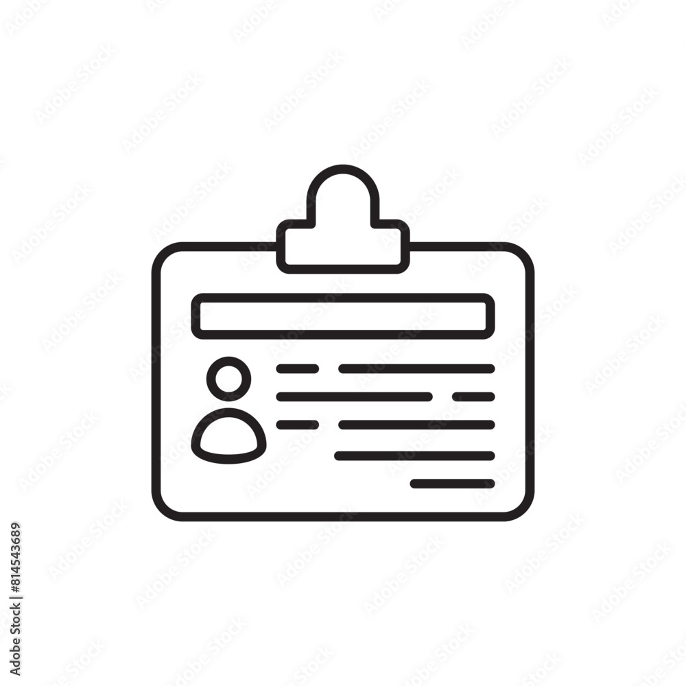 Driving License icon design with white background stock illustration Driving License icon design with white background stock illustration